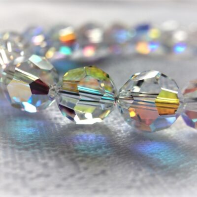 Collier de perles cristal Swarovski Aurore Boréale